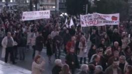 Πορεία Πολυτεχνείου: Το μεγάλο μπλοκ του ΣΥΡΙΖΑ στο Σύνταγμα